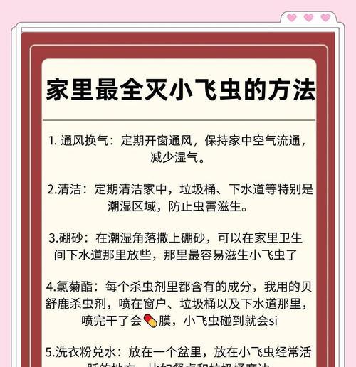 小技巧教你如何除掉花盆中的小飞虫（以花起小飞虫怎么可以除掉）
